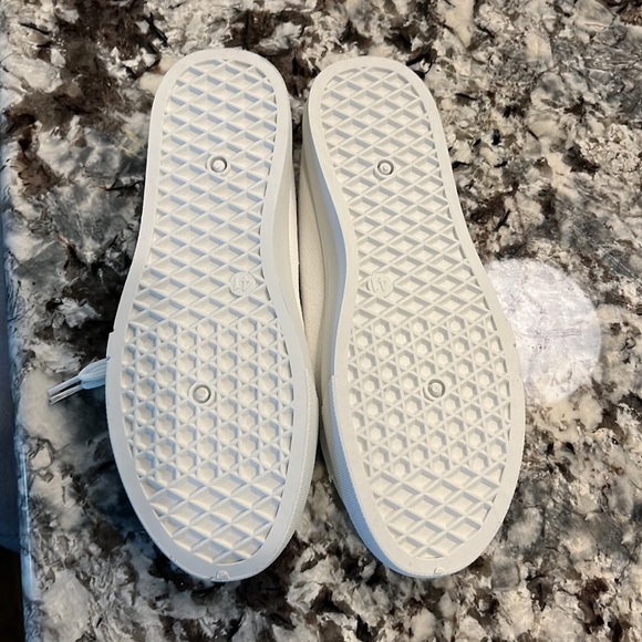 NEW lightweight white canvas sneakers mules slip-on - Picture 5 of 7